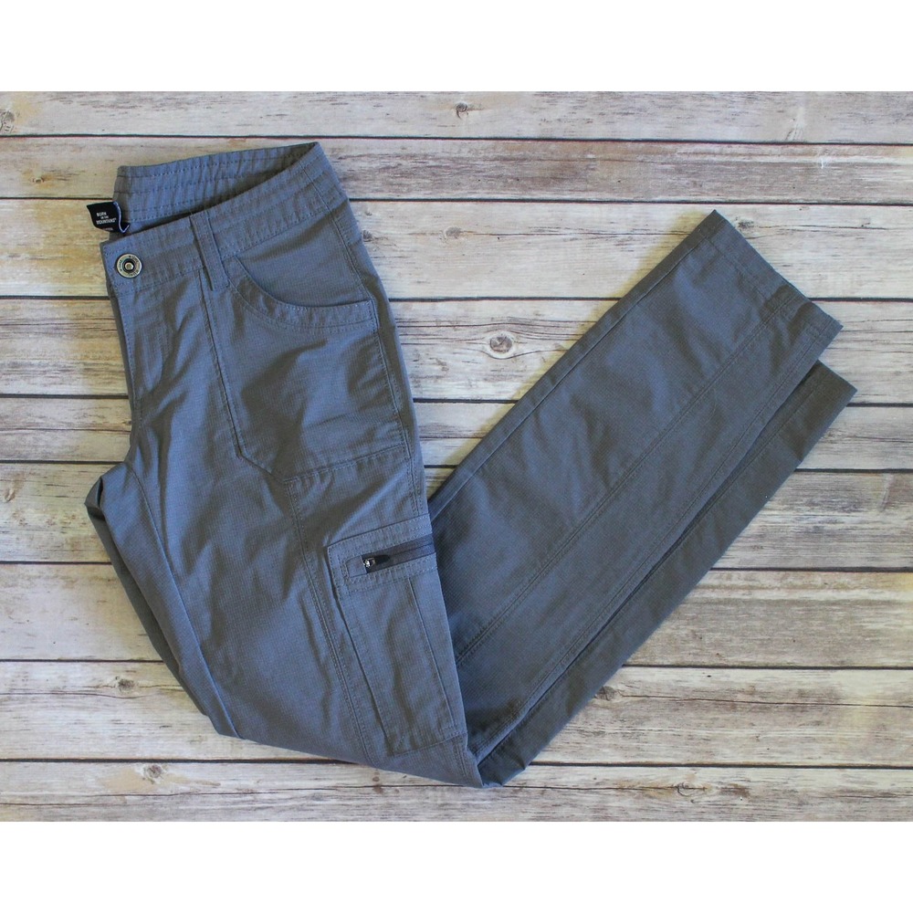 Kuhl Pants Womens 0 Gray Stretch Horizn Skinny Ripstop Hiking Outdoor 6276